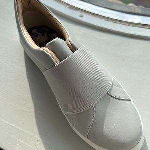 Christian Lacroix sneakers, dove grey, size 8.